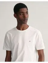 T-Shirt Regular Fit Shield Branco