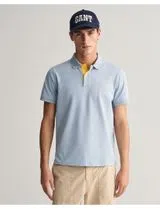 Pólo Regular Fit Contrast Piqué Azul