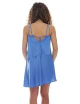 Vestido Curto Azul Royal