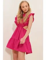Short Fuchsia Dress