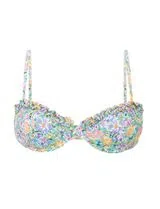 Top Biquini Tiny-Garden Balconet Azul