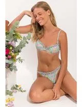 Top Biquini Tiny-Garden Balconet Azul