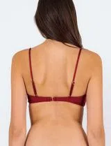Top Biquíni Shimmer Divino Vermelho