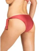 Cuecas Biquíni Lisa Vermelho