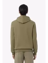 Sweatshirt com capuz Fleece Verde Khaki