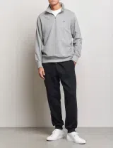 Sweatshirt half zip Shield Logo Cinza