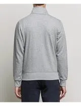 Sweatshirt half zip Shield Logo Cinza