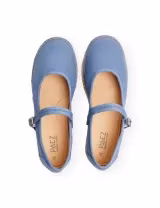 Mary Jane Denim Light Blue