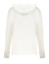 Sweatshirt com fecho Branco