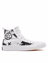 Converse UNT1TL3D Script Print White