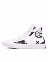 Converse UNT1TL3D Script Print White