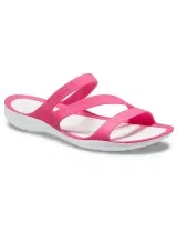 Crocs Swiftwater Sandal W Paradise Pink and White