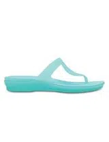 Chancletas Crocs Rio Flat Turquesa