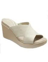 Crocs Leigh II Xstrap Wedge W Beige