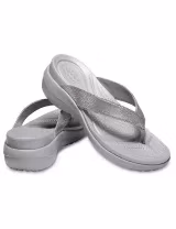 Chinelo Capri V Sequin Prateado