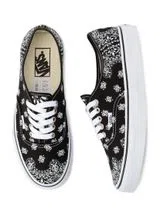 Black and White Lady Sneakers Mandalas