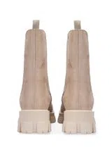 Botas de Plataforma Beige