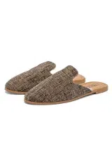 Mules Wool Mesh Black Man