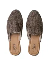 Mules Wool Mesh Black Man