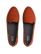 Slipper Vegan Suede Terracota Woman