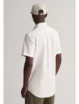 Camisa de manga curta Regular Fit Branco