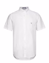 Camisa de manga curta Regular Fit Branco