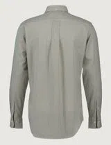 Camisa de manga comprida riscas banker Verde