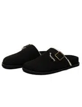 Clog Vegan Suede Truffled Black Man