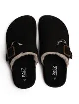 Clog Vegan Suede Truffled Black Man
