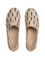Wild Alligator Print Slip-ons