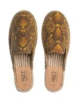 Mules Print Snake Caramel