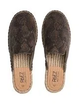 Mules Print Snake Brown