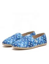 Print Stars Dark Blue Espadrilles