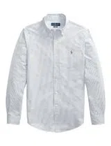 Camisa Homem Riscas Azul