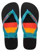 Brazil Tech II Black Flip-Flops