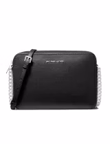 Jet Set Large Crossbody Bag Black