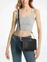Jet Set Large Crossbody Bag Black