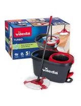 Easy Squeeze Microfiber Mop System with Turbo Pedal