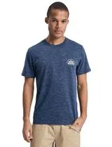 T-Shirt Dola Injected Slub Azul