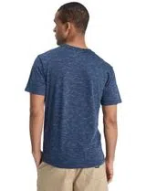 T-Shirt Dola Injected Slub Azul