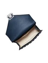 Whitney Medium Quilted Shoulder Bag Navy