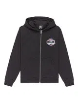 Sweatshirt com fecho Graphic Preto Kids