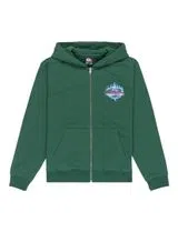 Sweatshirt com fecho Graphic Verde Kids