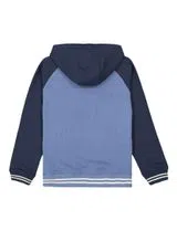 Sweatshirt com fecho Knowledge Area Azul Kids