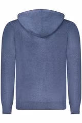 Sweatshirt com fecho Azul
