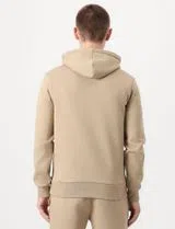 Sweatshirt com capuz Fleece Bege