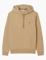 Sweatshirt com capuz Fleece Bege