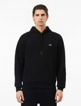 Sweatshirt com capuz Fleece Preto