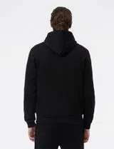 Sweatshirt com capuz Fleece Preto