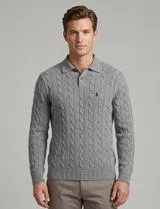 Pull en Tricot Gris